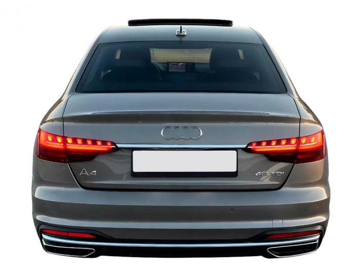 Хром накладка над номером Audi A4 B9 (16-23) Sedan - Omsa 8