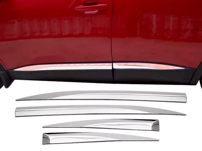 Хром молдинги дверні Peugeot 3008 II (P84; 17-23) - Omsa 1