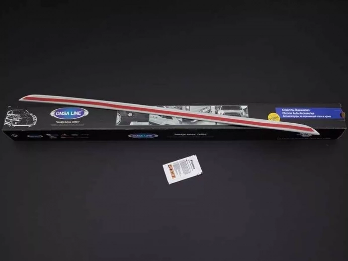 Хром на кромку багажника Honda Civic X (16-21) Sedan - Omsa 2