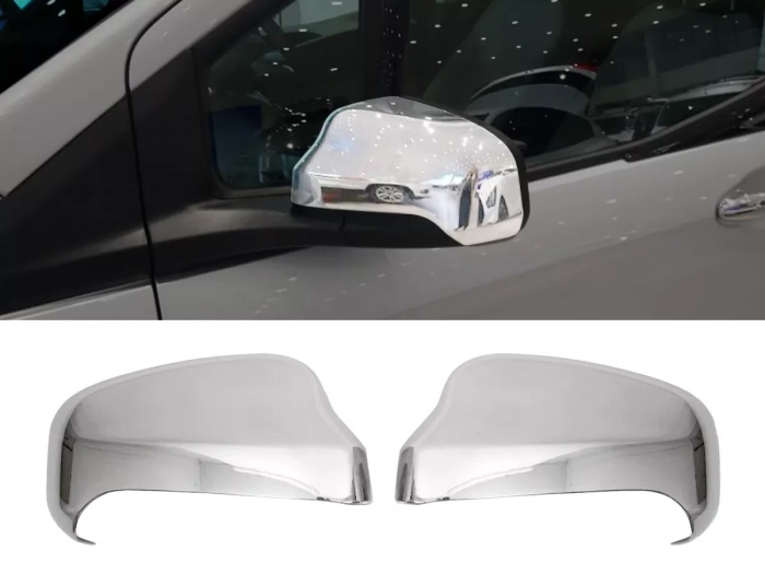 Хром накладки на зеркала Ford Courier I (18-23) рестайлинг - Omsa 1