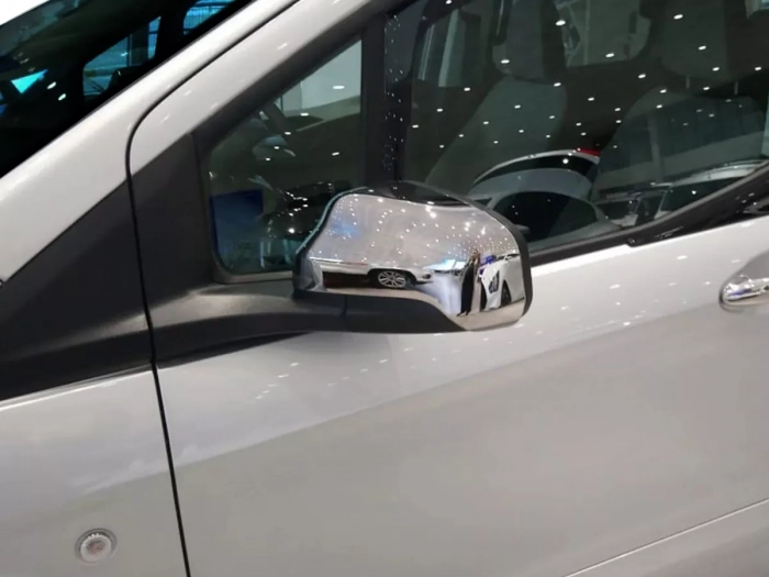 Хром накладки на зеркала Ford Courier I (18-23) рестайлинг - Omsa 5