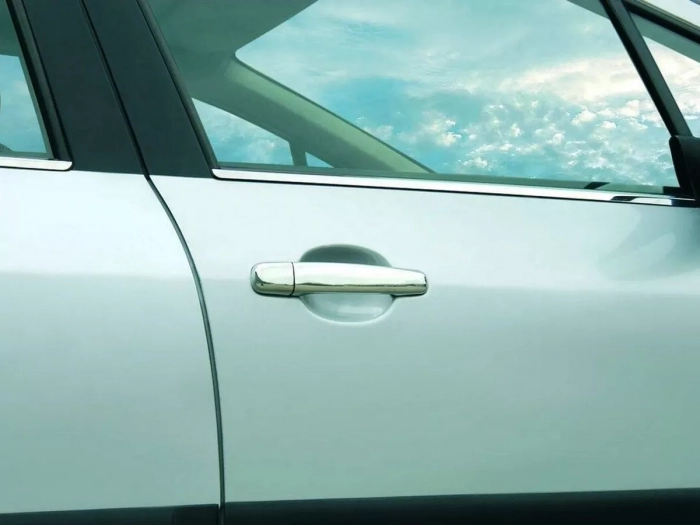 Хром нижні молдинги вікон Renault Clio III (05-12) 5D Хетчбек - Omsa 5