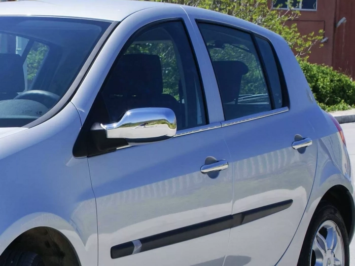 Хром нижні молдинги вікон Renault Clio III (05-12) 5D Хетчбек - Omsa 8