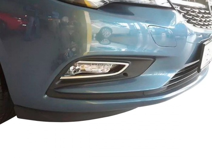 Хром накладки на протитуманки Opel Astra K (B16; 15-21) - Carmos 4