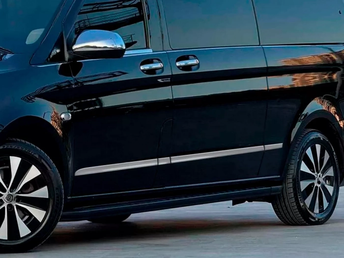 Хром молдинги дверні Mercedes Vito / V W447 LWB (L3) 2 двері 5
