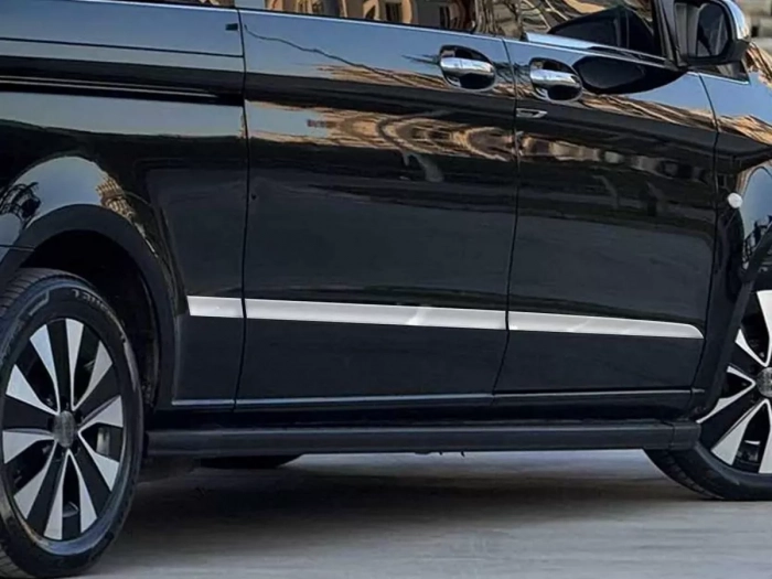 Хром молдинги дверні Mercedes Vito / V W447 LWB (L3) 2 двері 6