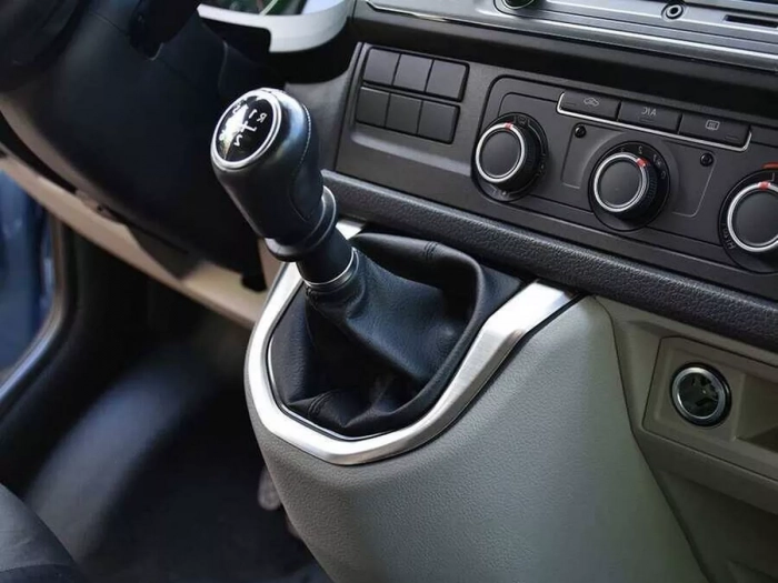 Хром окантовка ручки МКПП VW T6 (15-19) - матова 5