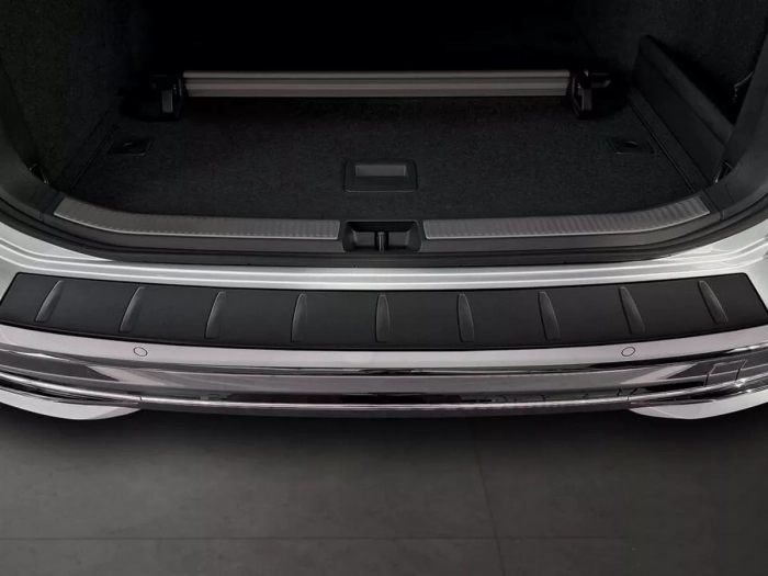 Накладка на задній бампер VW Passat B9 (3J; 23-) Універсал - Avisa (чорна) 4