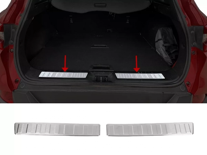 Накладки на поріг багажника Renault Kadjar (15-19) - матові 1