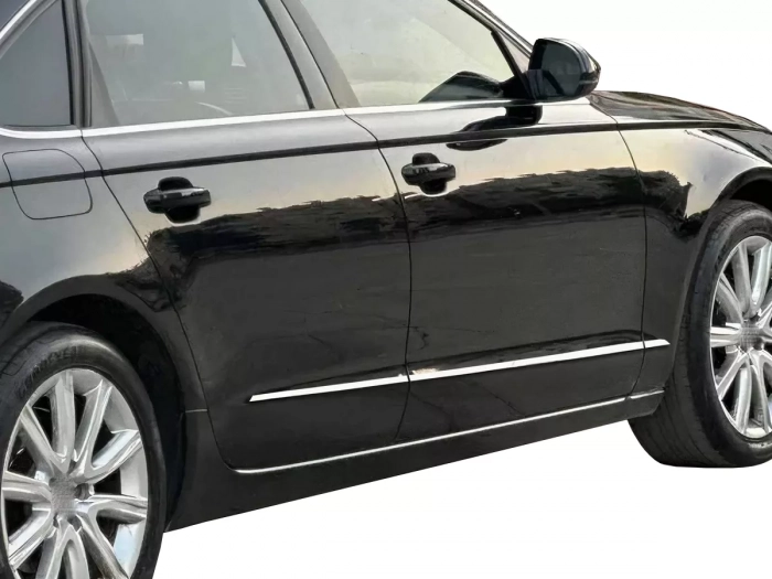 Хром молдинги дверні Audi A6 C7 (11-18) - Omsa 8