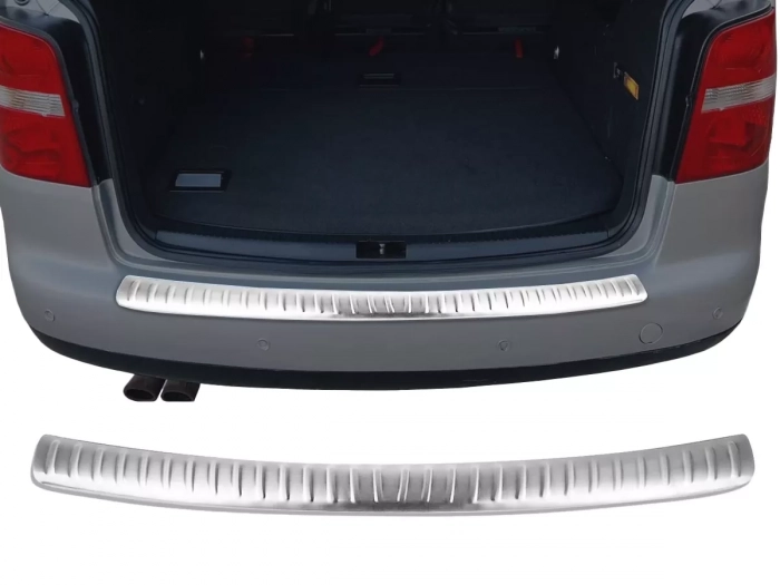 Накладка на бампер VW Touran I (1T/GP; 03-10) - Omsa (матовая) 1