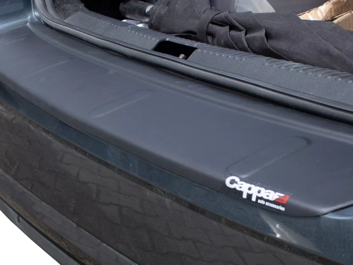 Накладка на бампер Skoda Octavia III (A7; 13-19) Liftback - CappaFe (ABS) 7