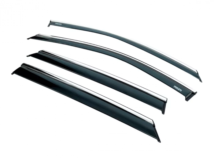 Вітровики MG HS I (AS23; 18-) - Niken (з хром молдингом) 4 шт 2