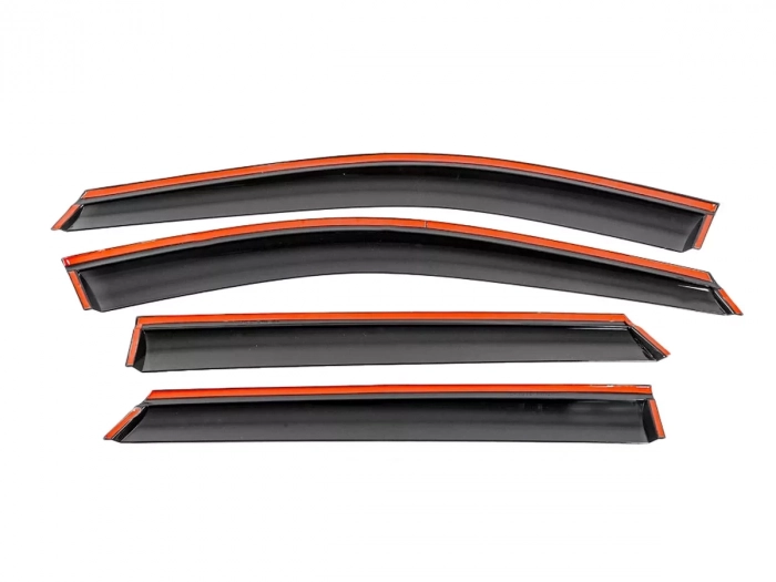 Вітровики MG HS I (AS23; 18-) - Niken (з хром молдингом) 4 шт 3