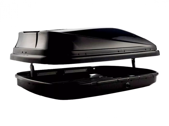 Автобокс на дах двосторонній чорний - HAWK 450 літрів 4