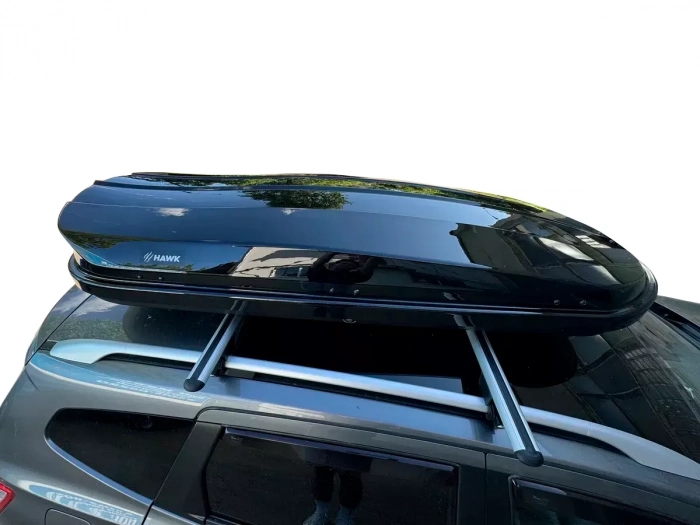 Автобокс на дах двосторонній чорний - HAWK 460 літрів 6