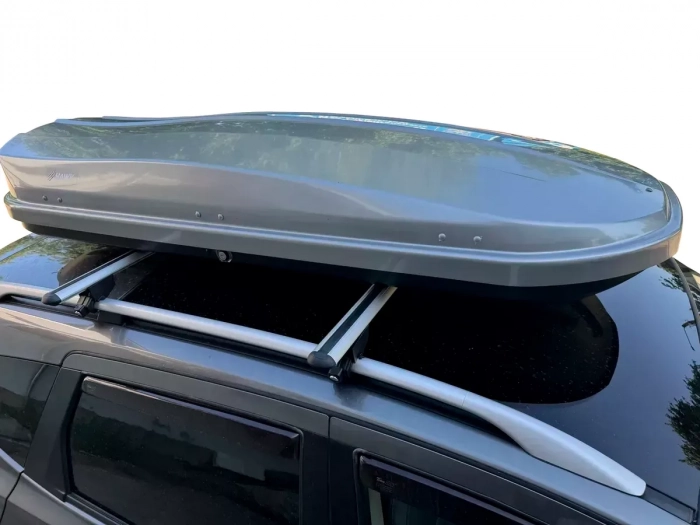 Автобокс на дах двосторонній сірий - HAWK 460 літрів 6