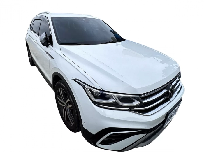 Дефлектори вікон VW Tiguan Allspace / USA (17-23) - Hic (з хром молдингом) 8