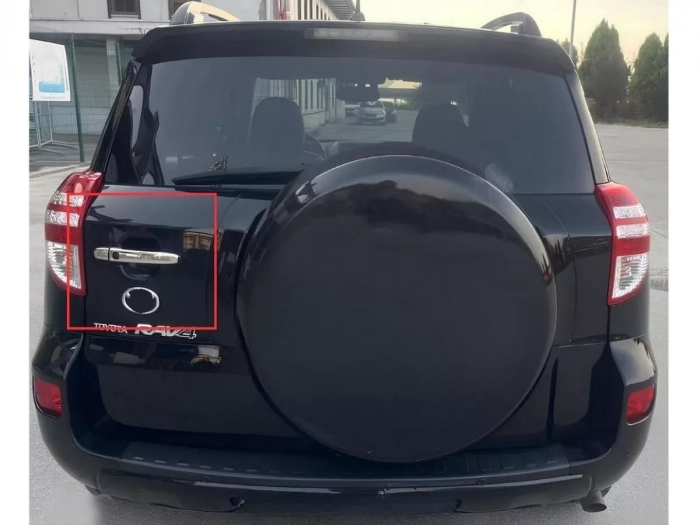 Хром накладки на ручки Toyota Rav4 III (06-12) - Carmos (с кнопками) 4