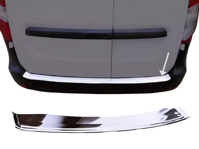 Накладка на задній бампер Dacia Dokker (12-21) - Carmos 1