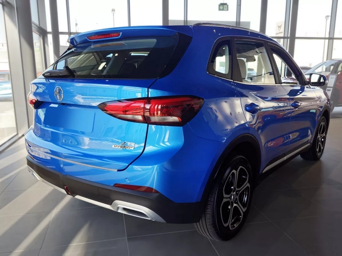 Накладка на задний бампер MG ZS II (24-) - Avisa (серебряная) 7