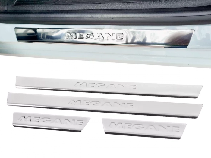 Накладки на пороги Renault Megane IV (16-24) - Carmos 1