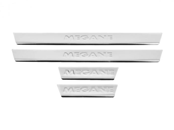 Накладки на пороги Renault Megane IV (16-24) - Carmos 2