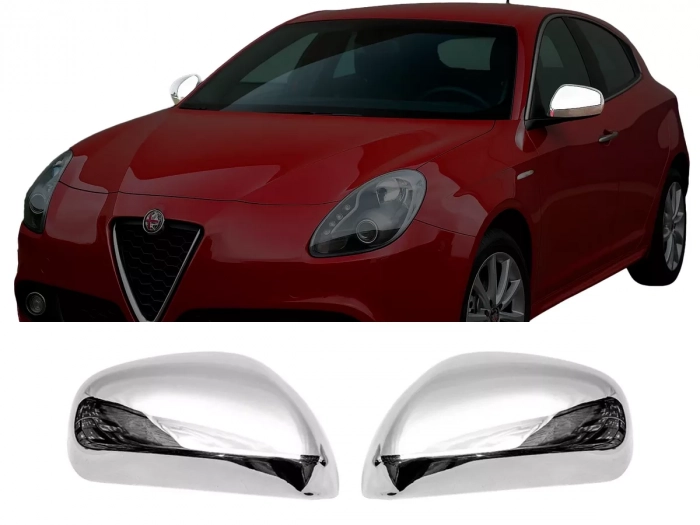 Хром накладки на дзеркала Alfa Romeo Giulietta (10-20) 1