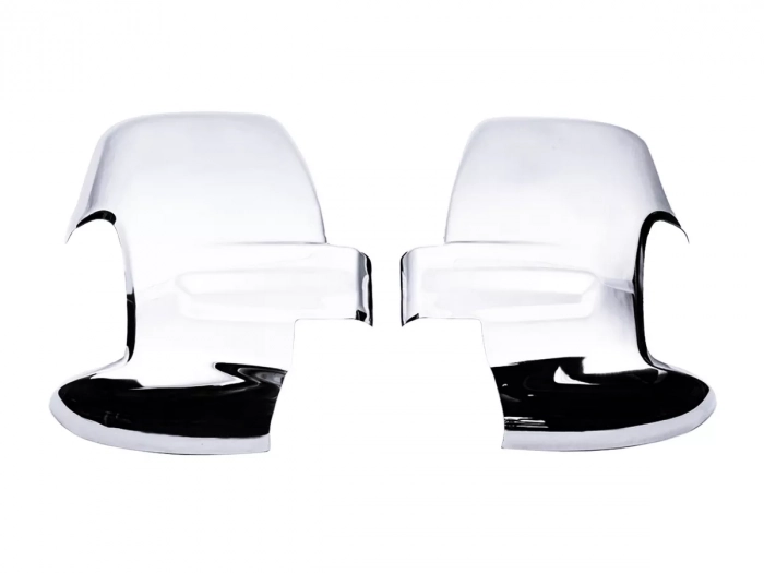 Хром накладки на дзеркала Ford Transit IV (14-) - Carmos (нержавіюча сталь) 1