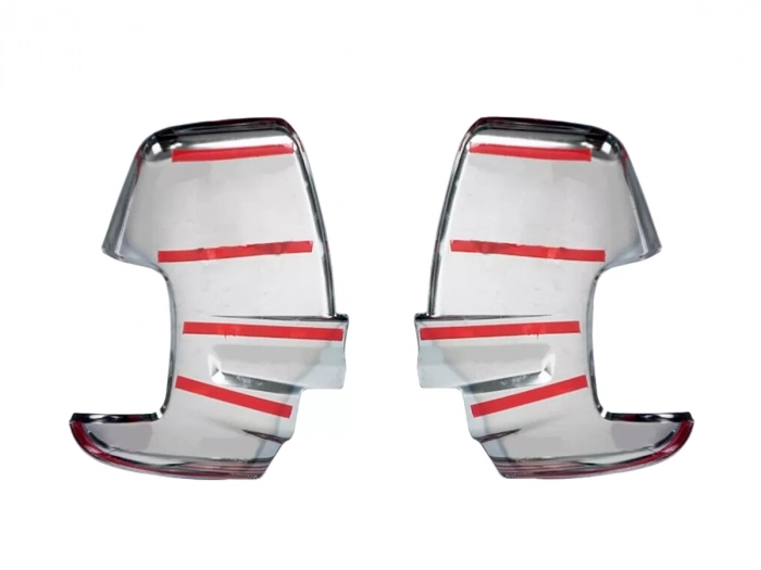 Хром накладки на дзеркала Ford Transit IV (14-) - Carmos (нержавіюча сталь) 2