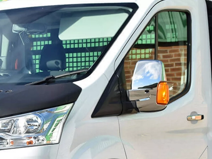 Хром накладки на дзеркала Ford Transit IV (14-) - Carmos (нержавіюча сталь) 4
