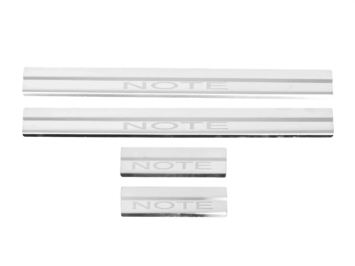 Накладки на пороги Nissan Note II (E12; 12.20) - глянцеві 1