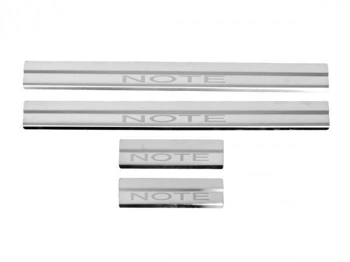 Накладки на пороги Nissan Note II (E12; 12.20) - матові 1