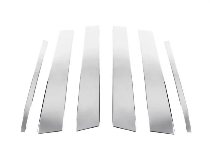 Хром молдинги дверних стійок VW Golf VII (12-20) Hatchback 2