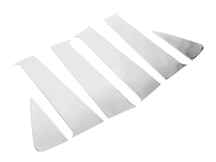 Хром молдинги дверних стійок Dacia Duster II (HM; 18-24) 2