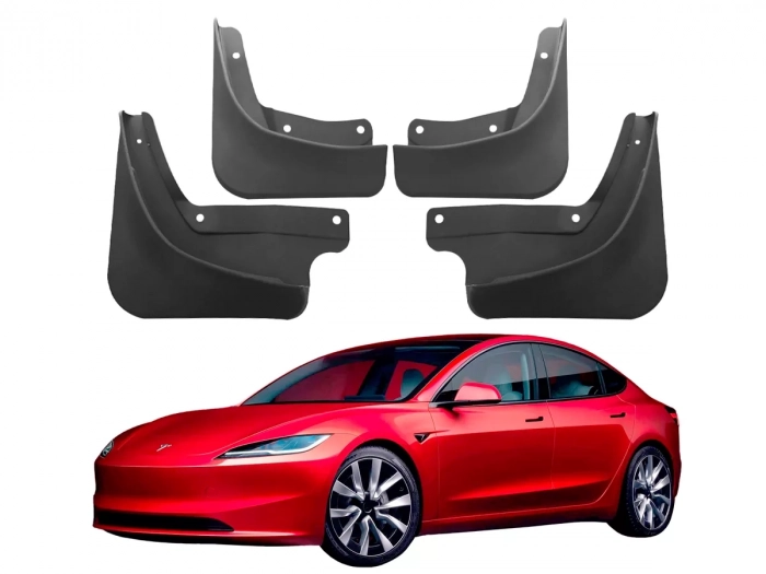 Брызговики Tesla Model 3 (23-) рестайлинг - Premium 1