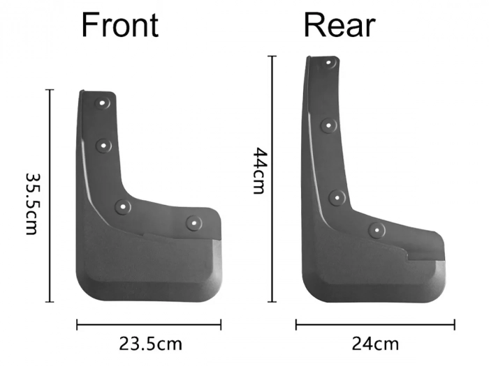 Брызговики Ford Ranger T9 (23-) - Premium 4