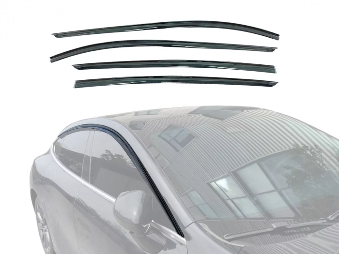Дефлектори вікон Zeekr 001 (21-) - Hawk (вітровики) 1