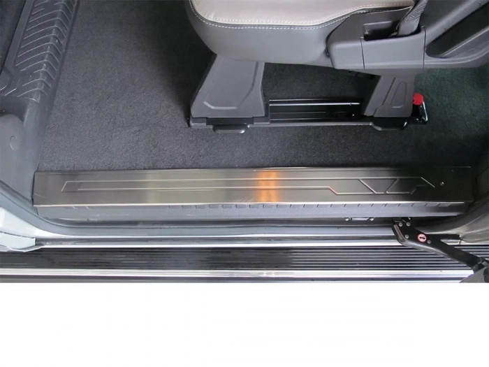 Накладки на внутренние пороги Ford Custom (13-23) - 4 шт 4