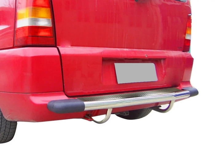 Накладка на задний бампер Mercedes Vito W638 (96-03) - Omsa (глянцевая) 4