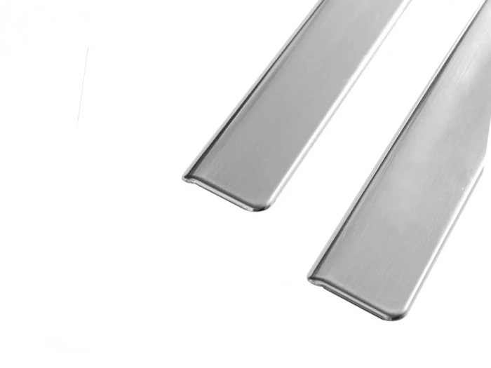 Накладки на пороги Opel Astra G (98-09) Coupe - Omsa (2 шт) 2