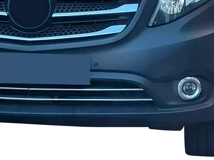Хром на решітку бампера Mercedes Vito W447 (14-19) вантажний 7