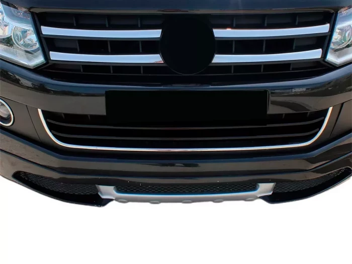 Хром посмішка на решітку бампера VW Amarok I (10-16) - U-тип 5