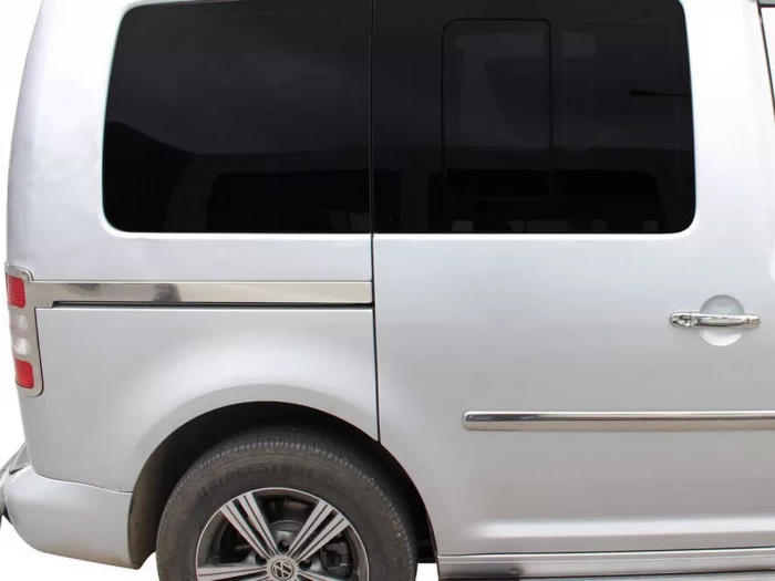 Хром молдинги зсувних дверей VW Caddy Life (2K; 04-15) Максі база 4