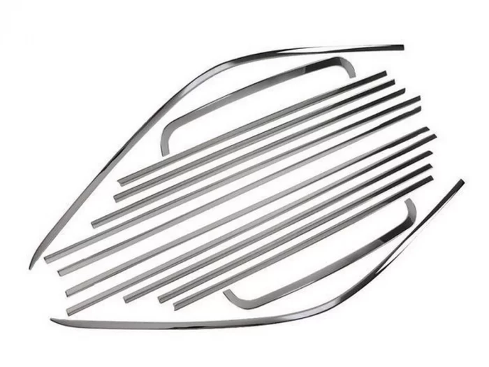 Хром повне обведення вікон VW T6 / T6.1 (15-23) короткий 2 двері 2