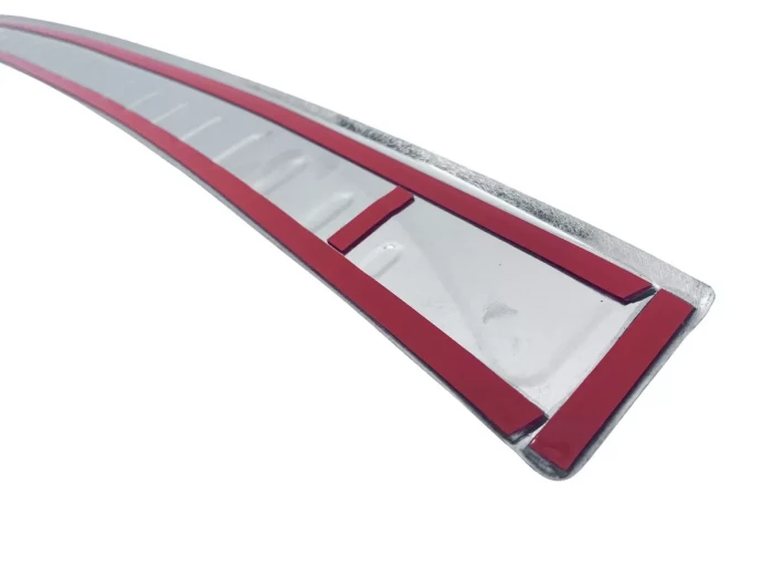 Накладка на задний бампер VW Passat B8 (15-22) Седан - Nitto (хром) 3