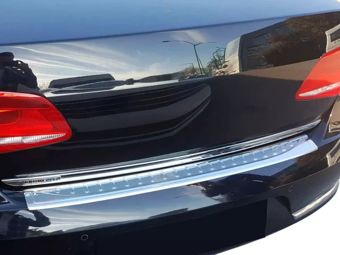 Накладка на задний бампер VW Passat B8 (15-22) Седан - Nitto (хром) 4