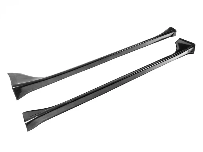 Накладки на боковые пороги Mitsubishi Lancer X (07-15) - ABS 2