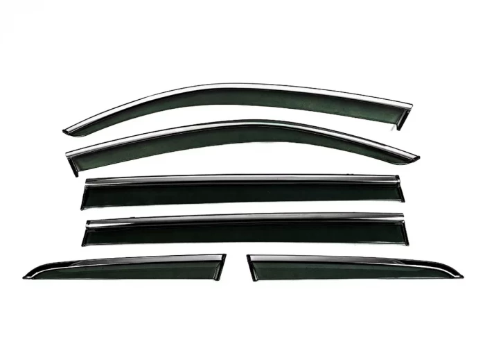 Вітровики VW Atlas / Teramont (16-) - Hawk (з хром молдингом) 6 шт 3