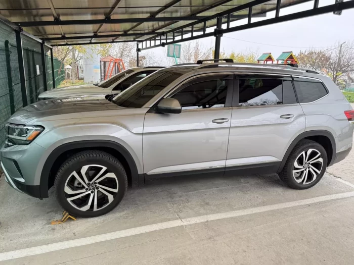 Вітровики VW Atlas / Teramont (16-) - Hawk (з хром молдингом) 6 шт 8